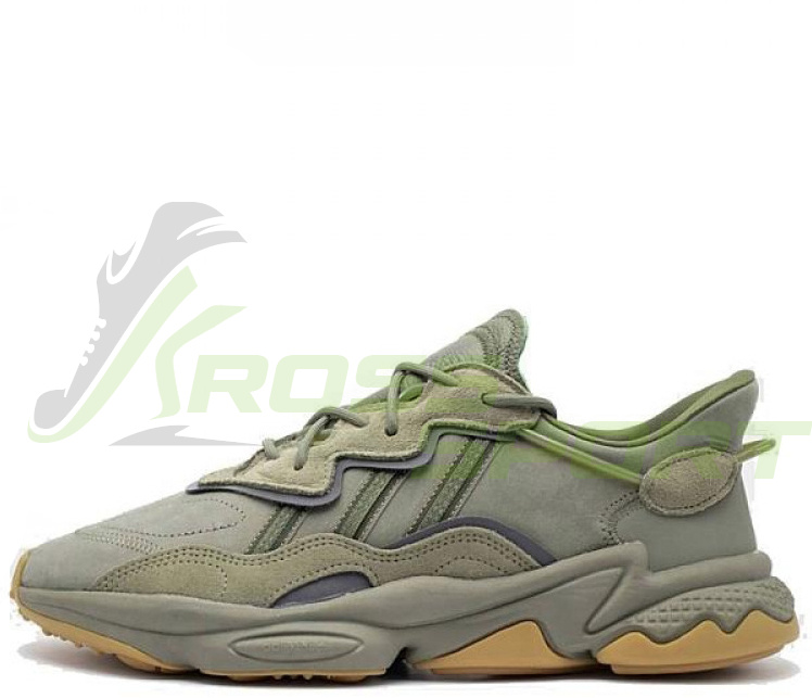 Adidas Ozweego Khaki с мехом