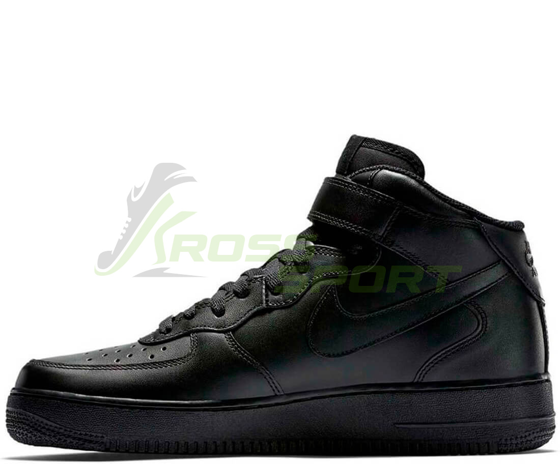  Nike Air Force 1 Mid High All Black