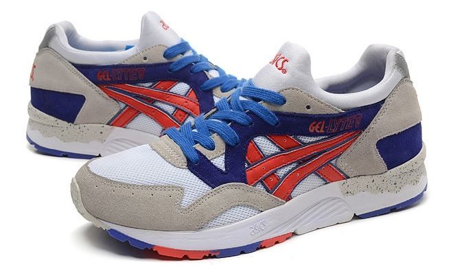 Asics Gel Lyte 5 серые с синим (35-39)