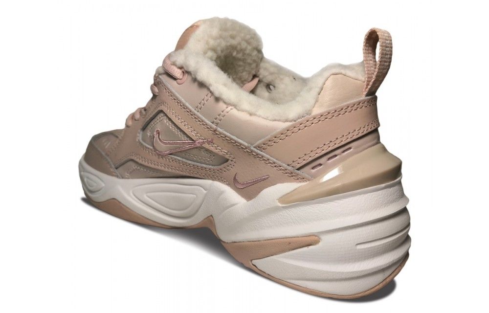 Nike M2K Tekno, бежевый, кожа, женские, зимние