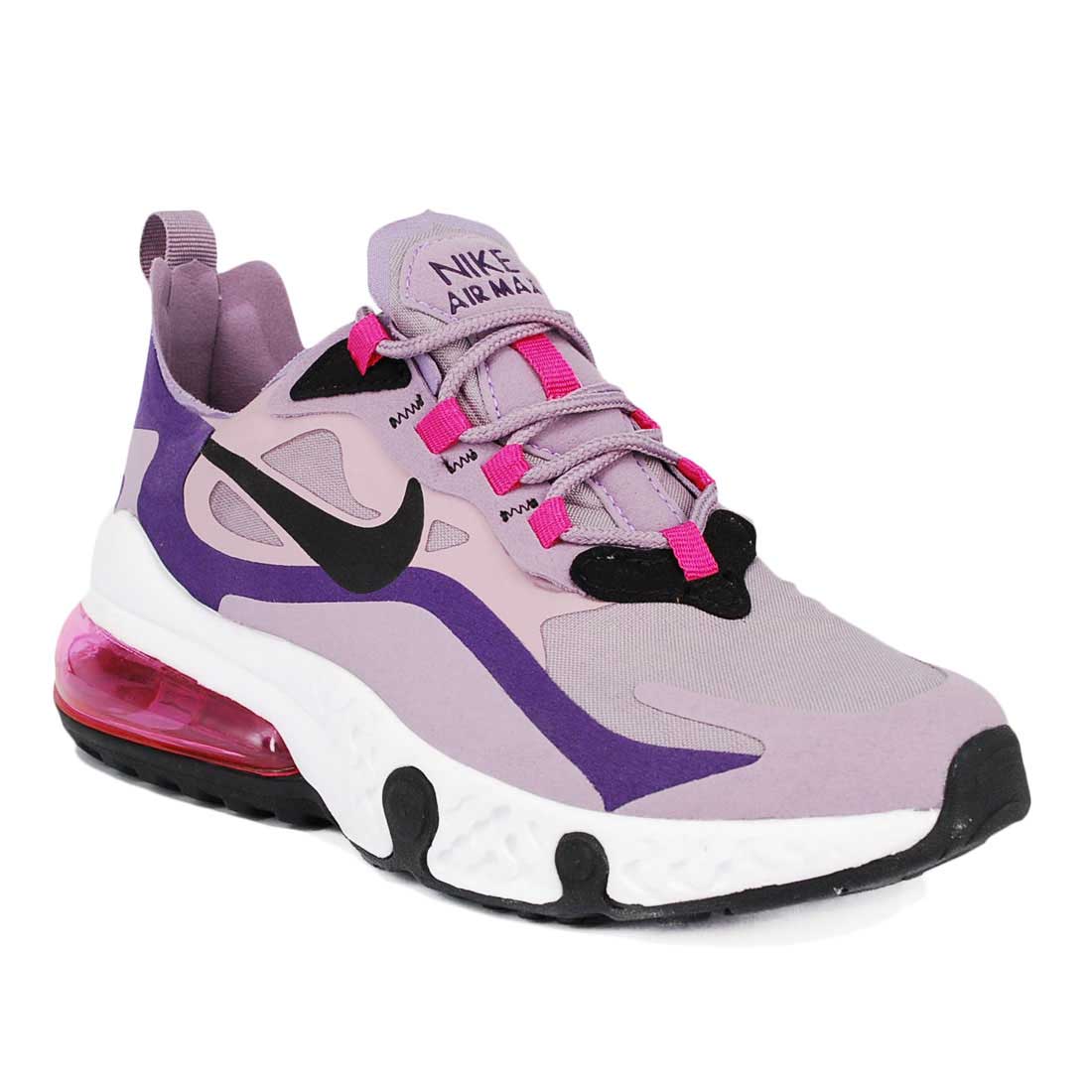 Nike Air Max 270, фиолетовый с черным, нейлон, женские