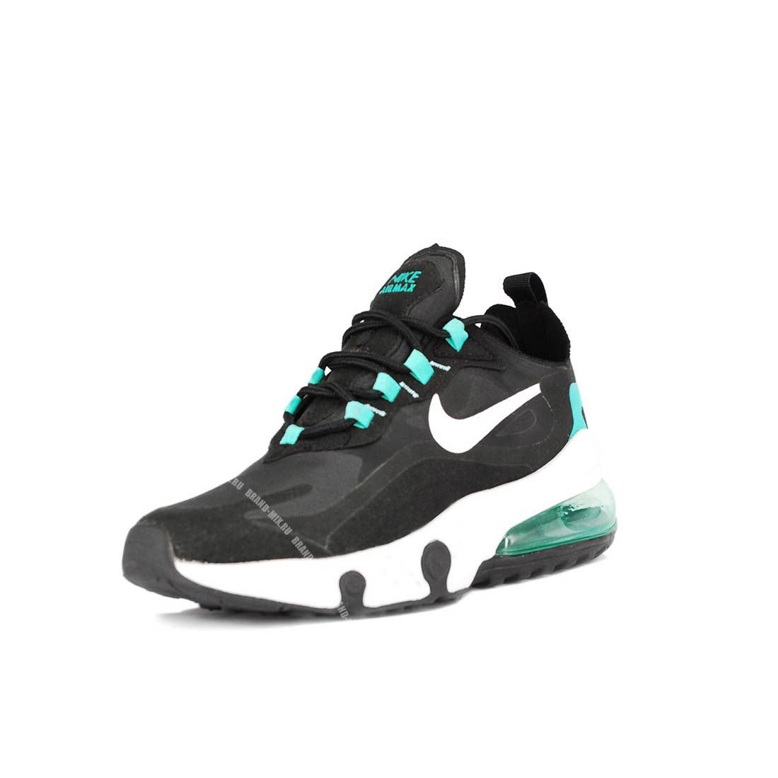 Nike Air Max 270, черный с зеленым, нейлон, женские